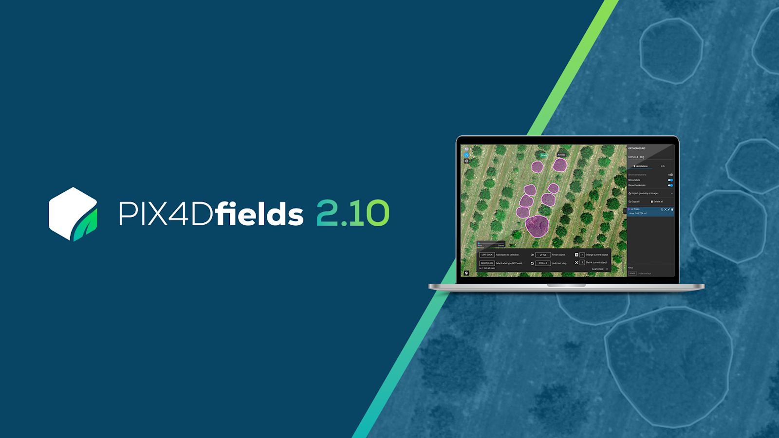 PIX4Dfields 2.10 update: AI tools for precision agriculture