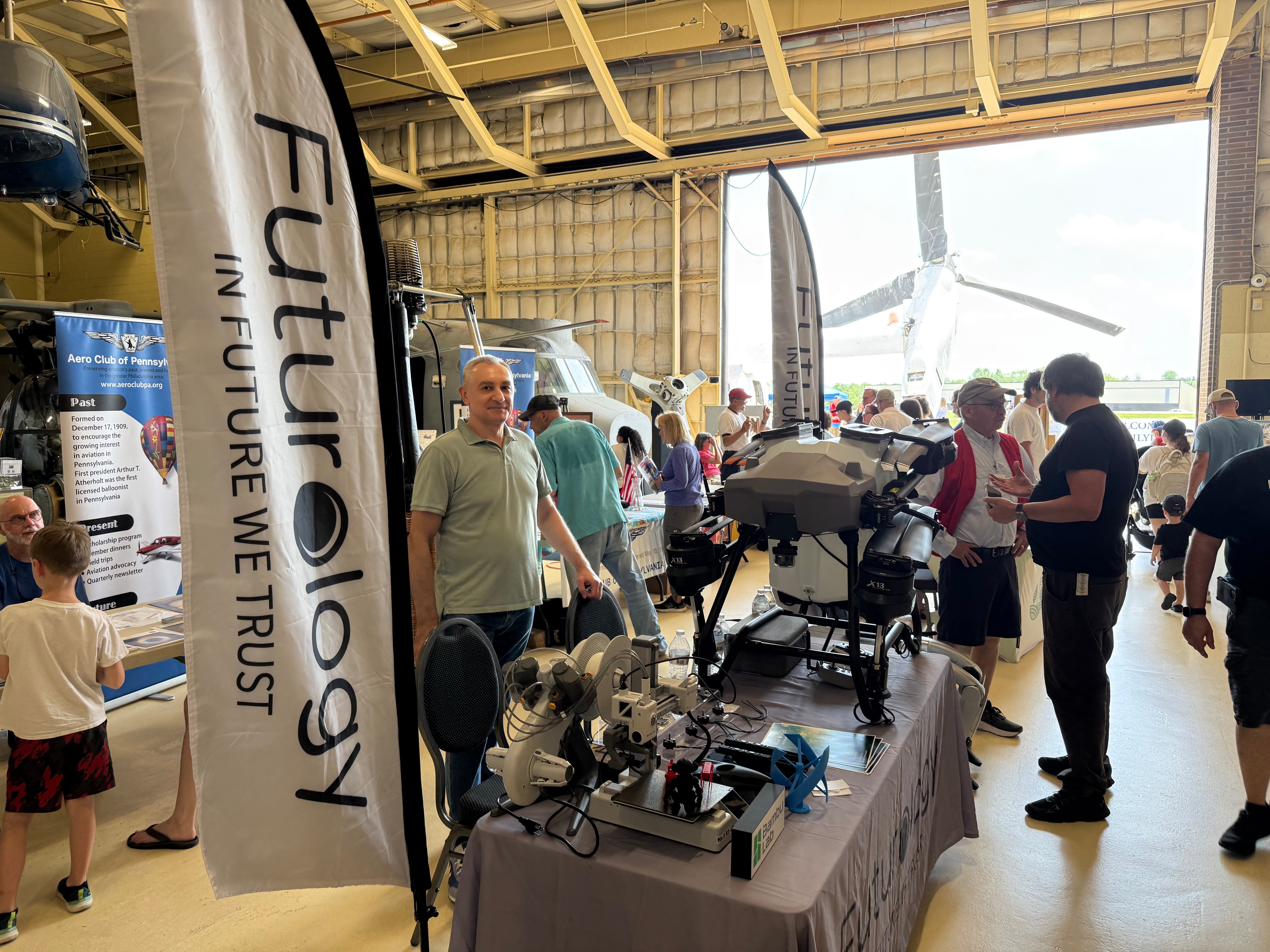 DroneUA presented a technological ecosystem at the American Helicopter Museum and Education Center in the USA