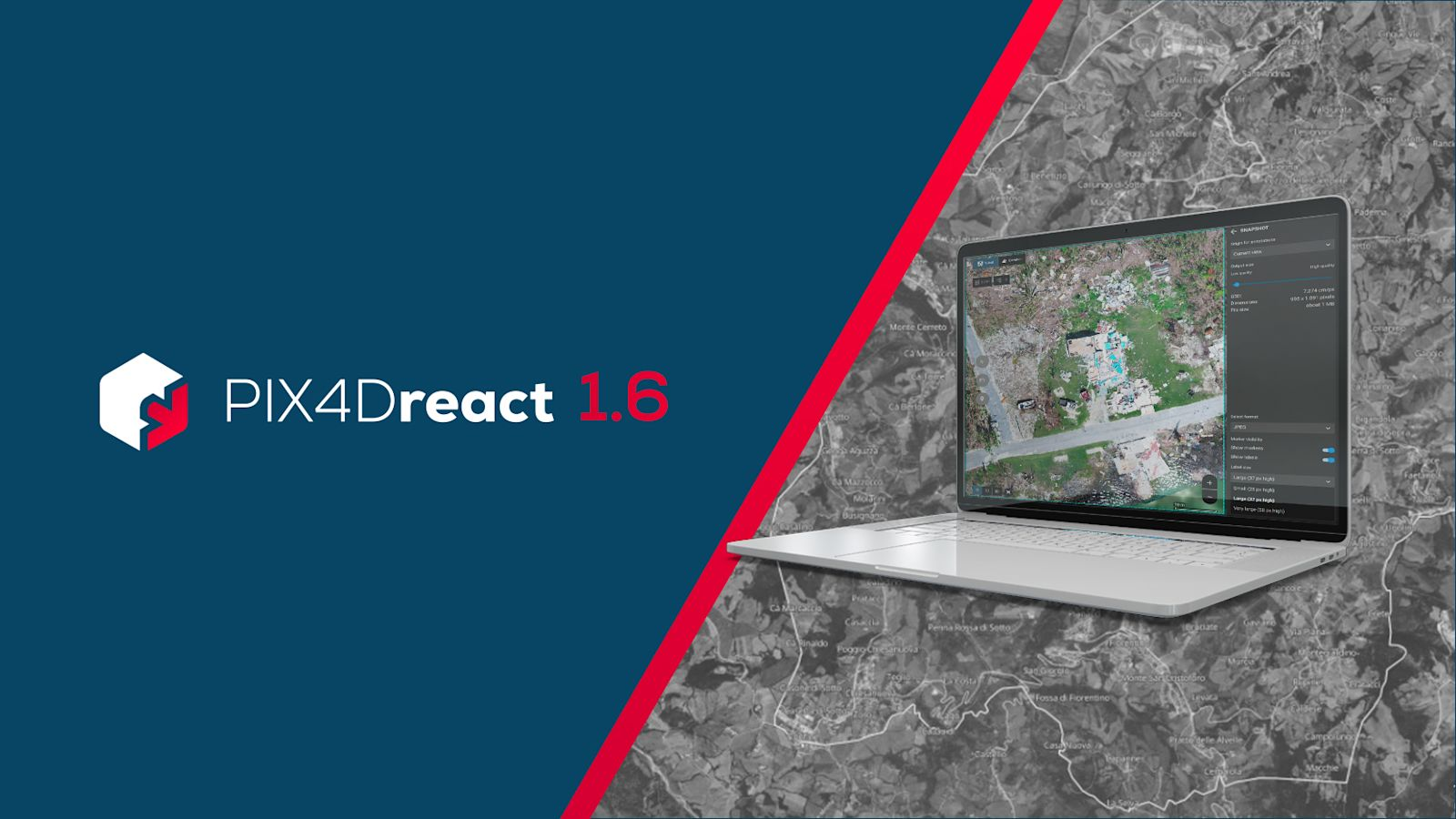 PIX4Dreact 1.6: enhanced tools for rescue operations and rapid mapping