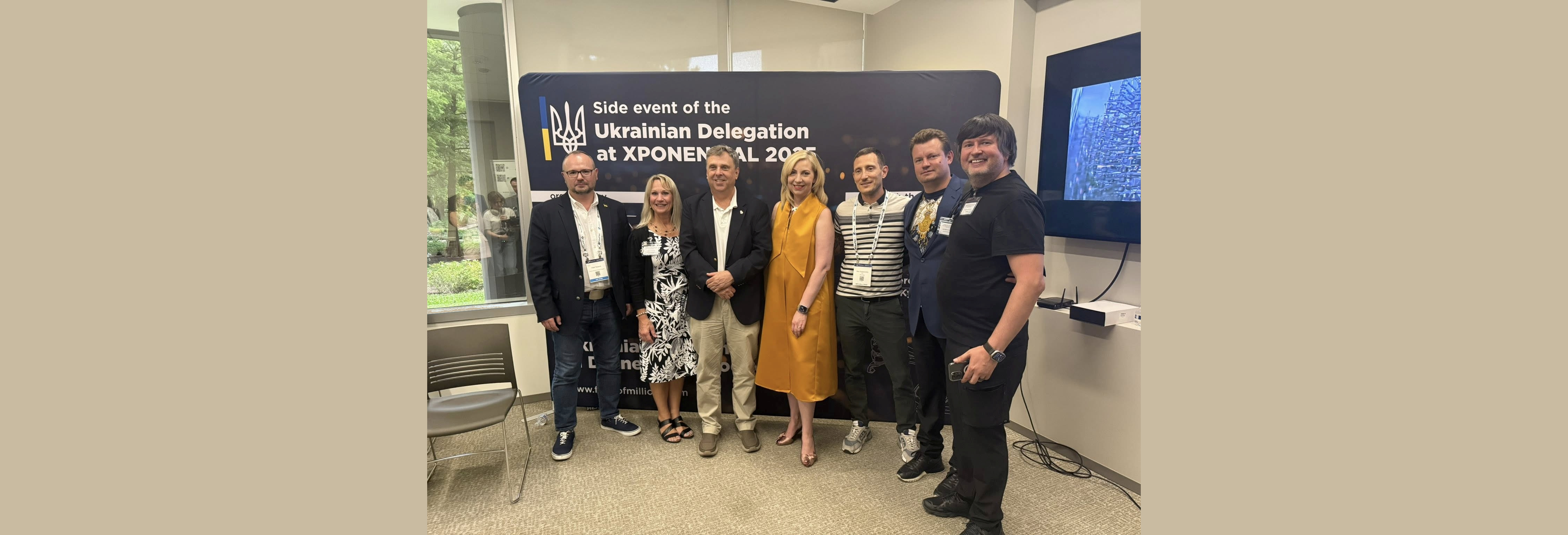 DroneUA opens the U.S. market for the ukrainian tech ecosystem at the ukrainian delegation side event during XPONENTIAL 2025