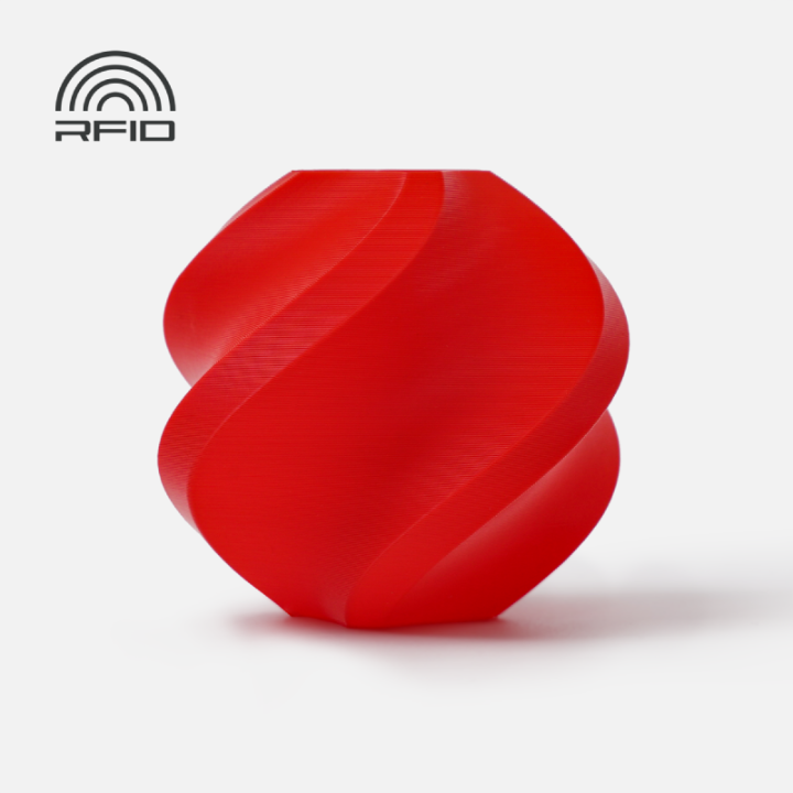 Bambu Lab Filament 3D Printer PLA Basic-Red (A00-R0-1.75-1000-SPLFREE)