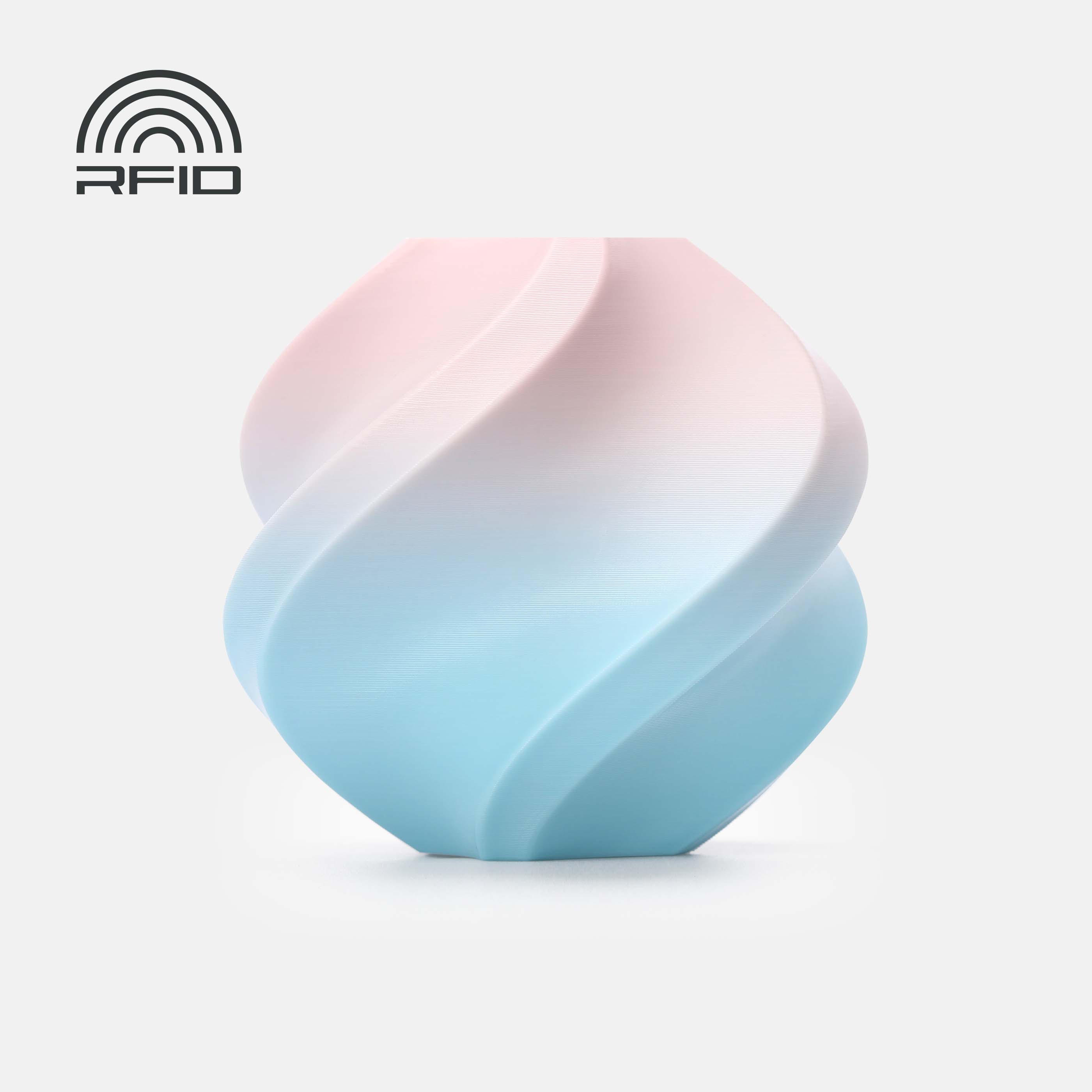 Bambu Lab 3D Printer Filament PLA Basic - Cotton Candy Cloud